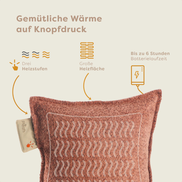 Pleafs Heizkissen Boho 45x45cm Spicy Mix, 1 Stk